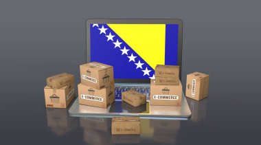 Bosna-Hersek, Bosna-Hersek Cumhuriyeti, E-Ticaret Görsel Tasarım, Sosyal Medya Görüntüleri. 3B görüntüleme.