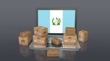 Guatemala, Guatemala Cumhuriyeti, E-Ticaret Görsel Tasarım, Sosyal Medya Görüntüleri. 3B görüntüleme.