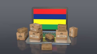 Mauritius, Mauritius Cumhuriyeti, E-Ticaret Görsel Tasarım, Sosyal Medya Görüntüleri. 3B görüntüleme.