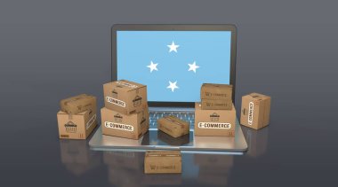 Mikronezya, Mikronezya Birleşik Devletleri, E-Ticaret Görsel Tasarım, Sosyal Medya Görüntüleri. 3B görüntüleme.