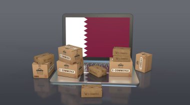 Katar, Katar Devleti, E-Ticaret Görsel Tasarım, Sosyal Medya Görüntüleri. 3B görüntüleme.