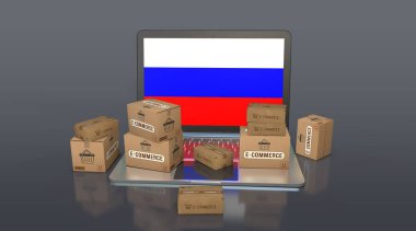 Rusya, Rusya Federasyonu, E-Ticaret Görsel Tasarım, Sosyal Medya Görüntüleri. 3B görüntüleme.