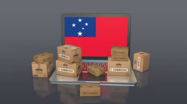  Samoa, Bağımsız Samoa Devleti, E-Ticaret Görsel Tasarım, Sosyal Medya Görüntüleri. 3B görüntüleme.