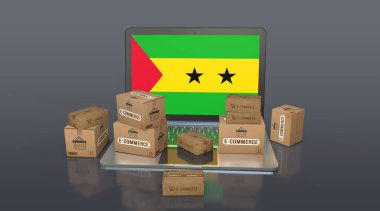  Sao Tome ve Principe, Sao Tome ve Principe Demokratik Cumhuriyeti, E-Ticaret Görsel Tasarım, Sosyal Medya Görüntüleri. 3B görüntüleme.