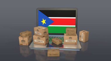 Güney Sudan, Güney Sudan Cumhuriyeti, E-Ticaret Görsel Tasarım, Sosyal Medya Görüntüleri. 3B görüntüleme.