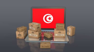 Tunus, Tunus Cumhuriyeti, E-Ticaret Görsel Tasarım, Sosyal Medya Görüntüleri. 3B görüntüleme.