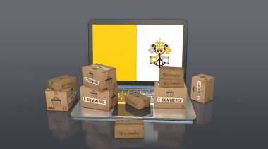 Vatikan Şehri, Vatikan Şehri Devleti, E-Ticaret Görsel Tasarım, Sosyal Medya Görüntüleri. 3B görüntüleme.