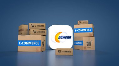 Newegg ve E-Commerce, E-Commerce Görsel Tasarım, Sosyal Medya Görüntüleri. 3B görüntüleme.