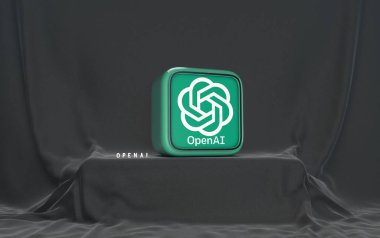OpenAI Logosu, Yapay Zeka Platformu (3B Hazırlama)