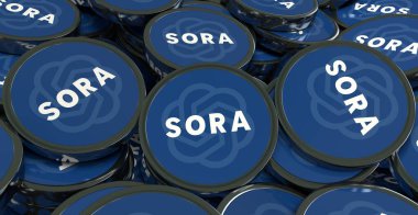 Sora, OpenAI Logosu, Yapay Zeka Platformu (3B Hazırlama)