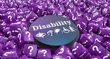 Engelli, Engelli İşaretleri, Simgeler Görsel Sunumdur.