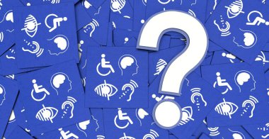 Engelli, Engelli İşaretleri, Simgeler Görsel Sunumdur.