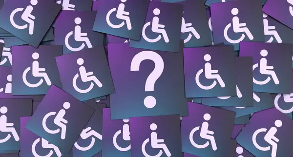 Disabled, Disability Signs, Icons are Visual Presentation.