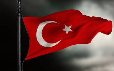 Türk Bayrağı, Dalgalanan Türk Bayrağı, Trkiye Cumhuriyeti - İstanbul, Trkiye