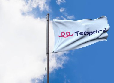 teespring, Logos Görsel Sunum - Arkaplan Tasarımı.