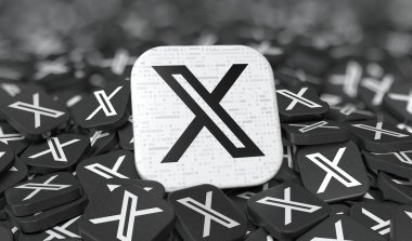 X, Sosyal Ağ, Görsel Logo Tasarımı - X Corp. Teknoloji Şirketi.