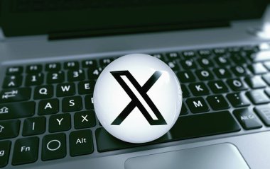 X, Sosyal Ağ, Görsel Logo Tasarımı - X Corp. Teknoloji Şirketi.