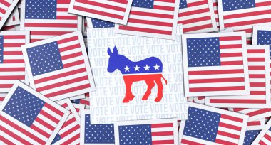 Amerika Birleşik Devletleri Demokratik Eşek Logosu - Demokrat Parti