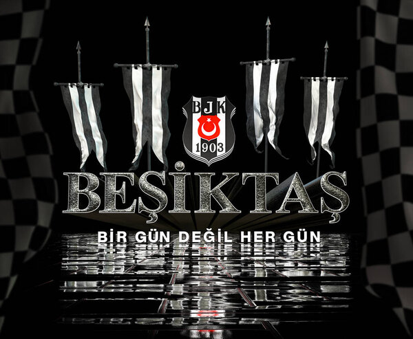 Besiktas Logo, Besiktas JK, Besiktas Gymnastics Club Visual Design.