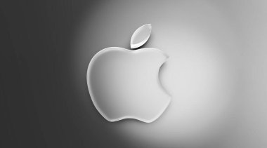 Apple, Apple Logosu 3D Görsel Tasarım - Sosyal Ağlar ve Haberler için Apple resmi. Mayıs 2024, İstanbul - Trkiye (3D Render)