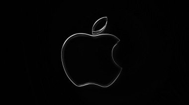 Apple, Apple Logosu 3D Görsel Tasarım - Sosyal Ağlar ve Haberler için Apple resmi. Mayıs 2024, İstanbul - Trkiye (3D Render)
