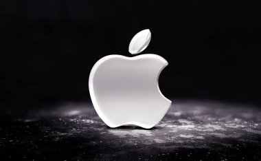 Apple, Apple Logosu 3D Görsel Tasarım - Sosyal Ağlar ve Haberler için Apple resmi. Mayıs 2024, İstanbul - Trkiye (3D Render)