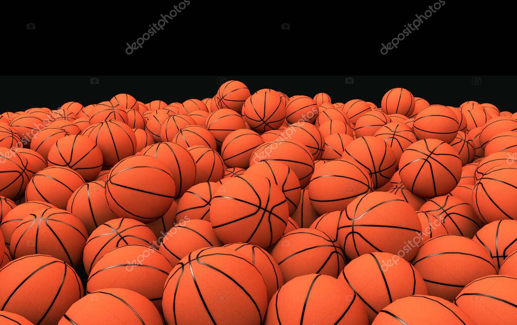 Basketball Ball, Basketball 3D Visual Design.