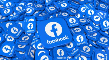Facebook, Sosyal Medya Logoları Görsel Sunum - Facebook Arkaplan Tasarımı