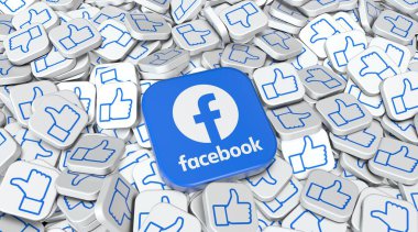 Facebook gibi, Sosyal Medya Logoları Görsel Sunum - Facebook Arkaplan Tasarımı
