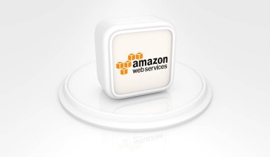  Amazon Web Hizmetleri, Sosyal Medya Logoları Görsel Sunum - 3D Tasarım