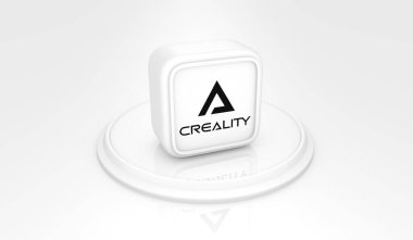  creality, Social Media Logos Görsel Sunum - 3D Tasarım