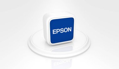  epson, Sosyal Medya Logoları Görsel Sunum - 3D Tasarım