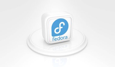 Fedora, Sosyal Medya Logoları Görsel Sunum - Arkaplan Tasarımı