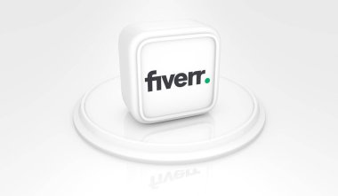Fiverr, Sosyal Medya Logoları Görsel Sunum - Arkaplan Tasarımı