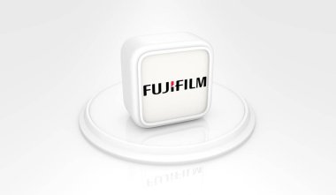 fujifilm, Sosyal Medya Logoları Görsel Sunum - Arkaplan Tasarımı