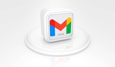 Gmail, Sosyal Medya Logoları Görsel Sunum - Arkaplan Tasarımı