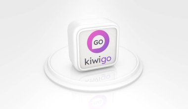 Kiwigo, Sosyal Medya Logoları Görsel Sunum - Arkaplan Tasarımı