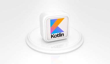 Kotlin, Sosyal Medya Logoları Görsel Sunum - Arkaplan Tasarımı