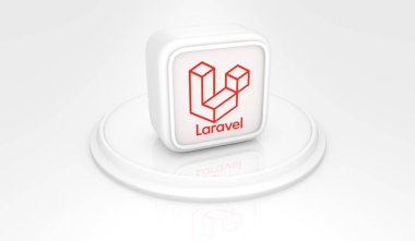 laravel, Sosyal Medya Logoları Görsel Sunum - Arkaplan Tasarımı