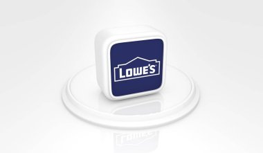 lowes, Sosyal Medya Logoları Görsel Sunum - Arkaplan Tasarımı