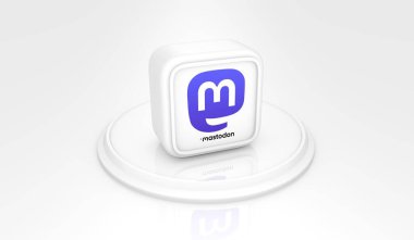 Mastodon, Sosyal Medya Logoları Görsel Sunum - Arkaplan Tasarımı