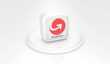 Moneygram, Sosyal Medya Logoları Görsel Sunum - 3D Tasarım