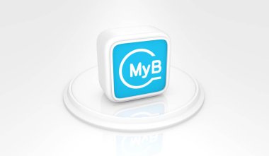 MyBank, Sosyal Medya Logoları Görsel Sunum - 3D Tasarım