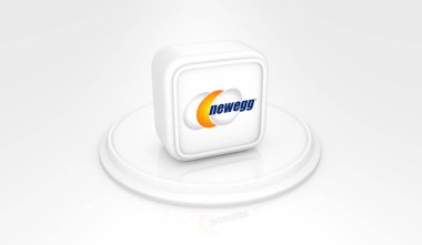 newegg, Sosyal Medya Logoları Görsel Sunum - 3D Tasarım