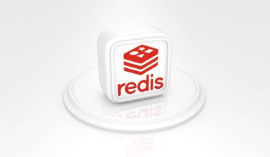 redis, Sosyal Medya Logoları Görsel Sunum - 3D Tasarım