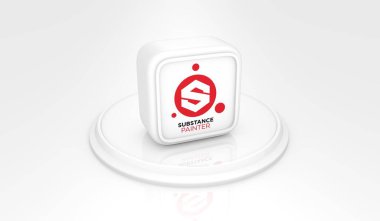  madde ressamı, Sosyal Medya Logoları Görsel Sunum - 3D Tasarım