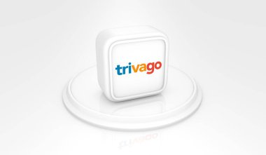 Trivago, Sosyal Medya Logoları Görsel Sunum - 3D Tasarım