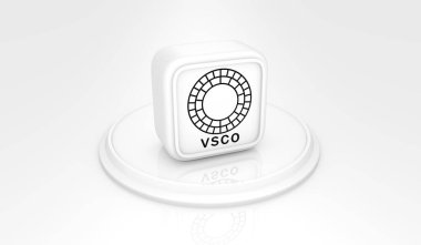 VSCO, Sosyal Medya Logoları Görsel Sunum - 3D Tasarım