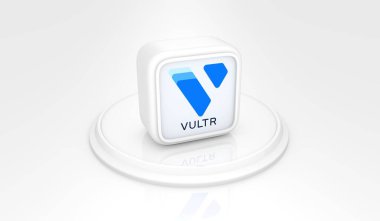 Vultr, Sosyal Medya Logoları Görsel Sunum - 3D Tasarım