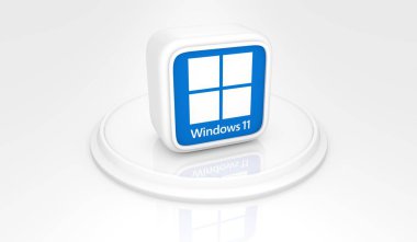 Windows 11, Sosyal Medya Logoları Görsel Sunum - 3D Tasarım